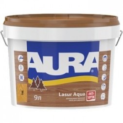 Aura Lasur Aqua  лазурь-лак акриловый 9л